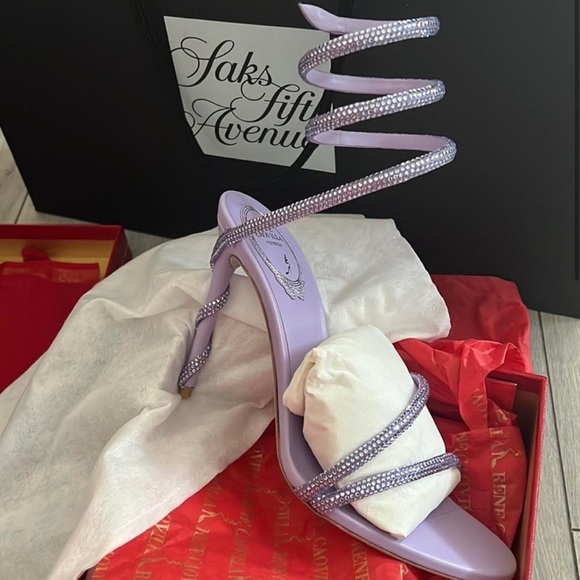 💜🤍New Lavender Rene Caovilla🤍💜 - Picture 4 of 11